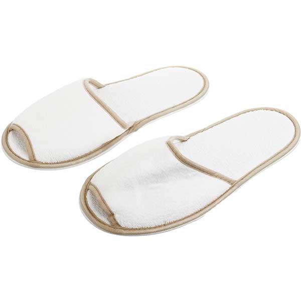 Капці для сауни махрові білі 27 см