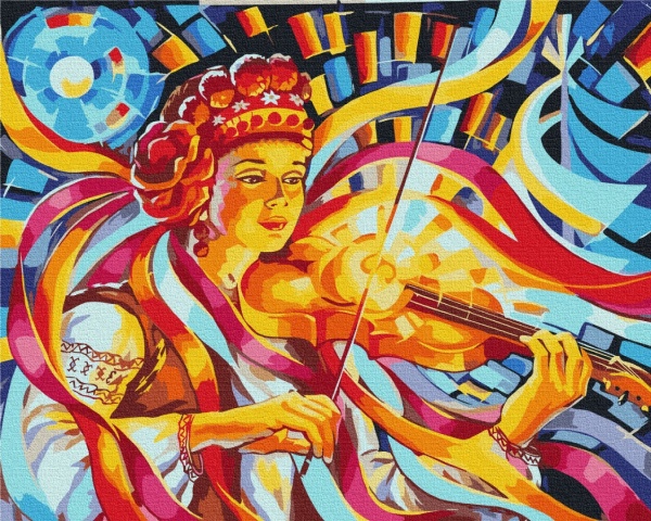 Картина по номерам Волшебная скрипка ©Олег Лобурак PBS53315 40x50 см Brushme 
