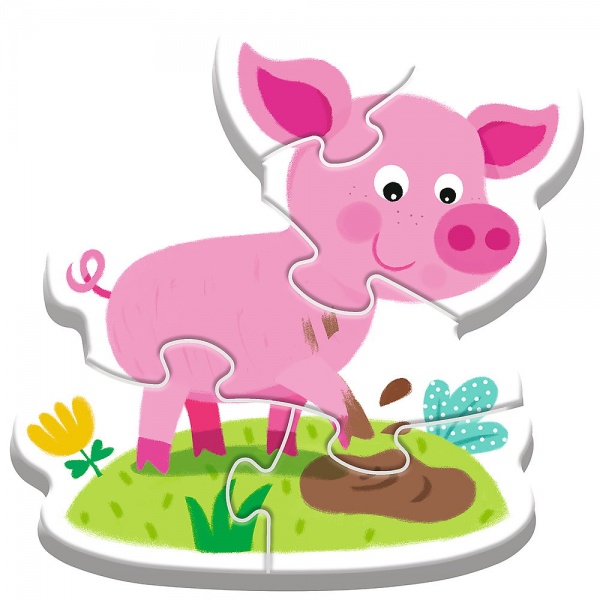 Пазл Trefl 4 в 1 Baby Classic KAZSTUDIO SA домашние животные 36127