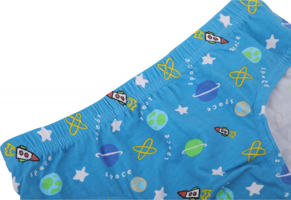 Набор трусов для мальчиков HW 3 пары р.110-116 голубой с серым H2-I2