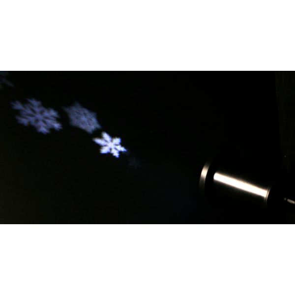 Гирлянда-проектор LED Снежинка 6 ламп 5-8 м белая