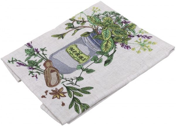 Доріжка «Прованські трави» 1104-18/00 35x140 см лляний Едельвіка 