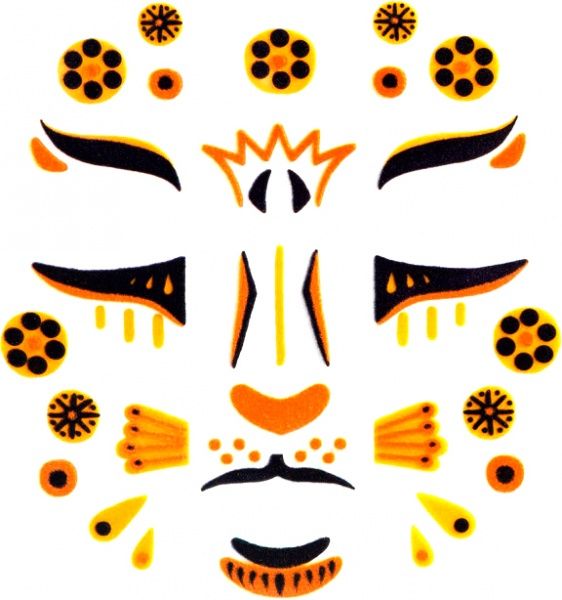 Наклейки для лица Djeco Леопард