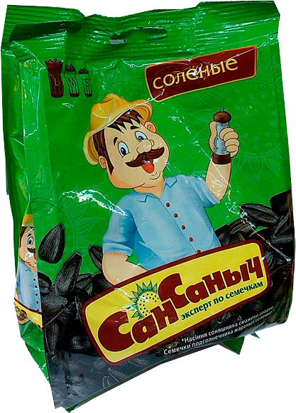 Семена подсолнечника соленое 120 г (4820182061547)