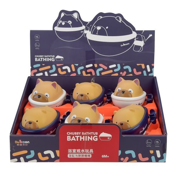 Заводная игрушка для ванны Мишка в ассортименте DM504