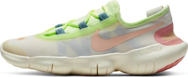 Кроссовки Nike WMNS FREE RN 5.0 2020 CJ0270-101 р.US 7 бежевый