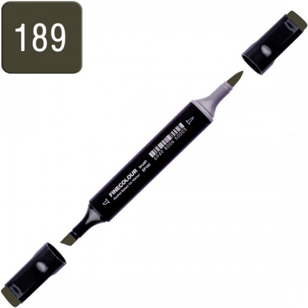 Маркер спиртовой FINECOLOUR EF102-189 bcds серый №10 