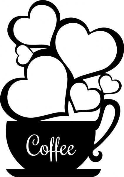 Панно Кофе любовь PN117 46x34 см 