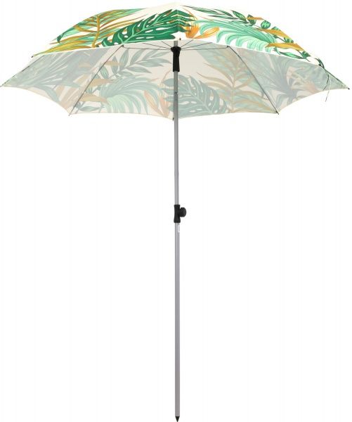Зонт пляжный 200 см с принтом листья