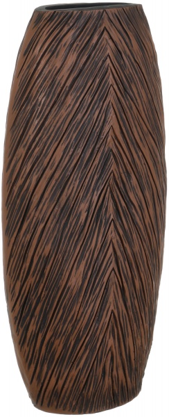 Ваза полігумова коричнева Browny 20х10х44 см