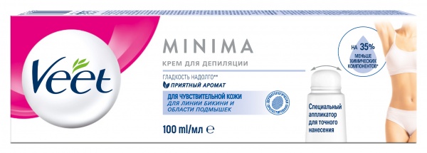 Крем Veet Minima Formulation для чутливої шкіри 100 мл