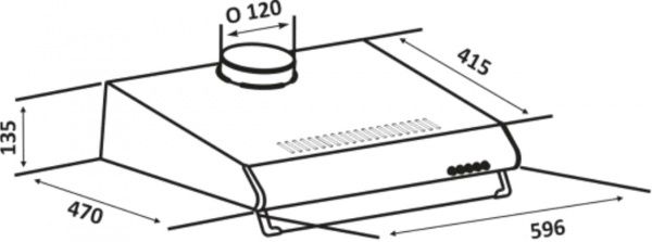 Витяжка Eleyus Line І 60 BR