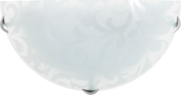 Светильник настенный УТ Сяйво НПБ Узор 1x60 Вт E27 белый 1512 