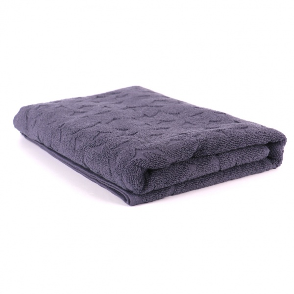 Рушник махровий Rice жакард 50x90 см сірий La Nuit 