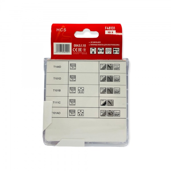 Набор пилочек для электролобзика Felisatti 10 шт. F48131