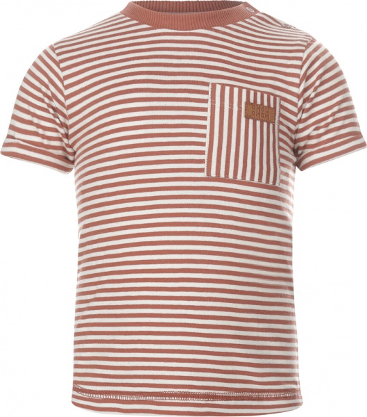 Футболка для мальчиков Koko Noko р.128 ржаво-коричневый T46819-37 