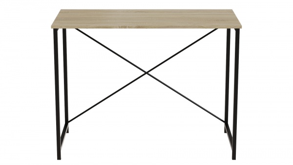 Стол Line Лайт 1000x500x16 мм дуб сонома/черный 