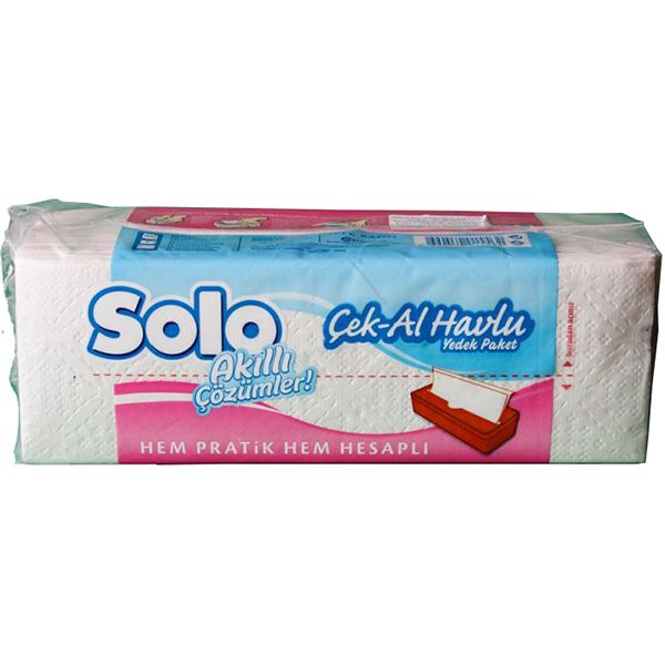 Полотенца бумажные Solo Pull up 100 шт