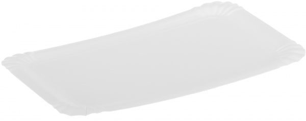 Тарелка бумажная Weekend прямоугольная 14*20 см 25 шт.