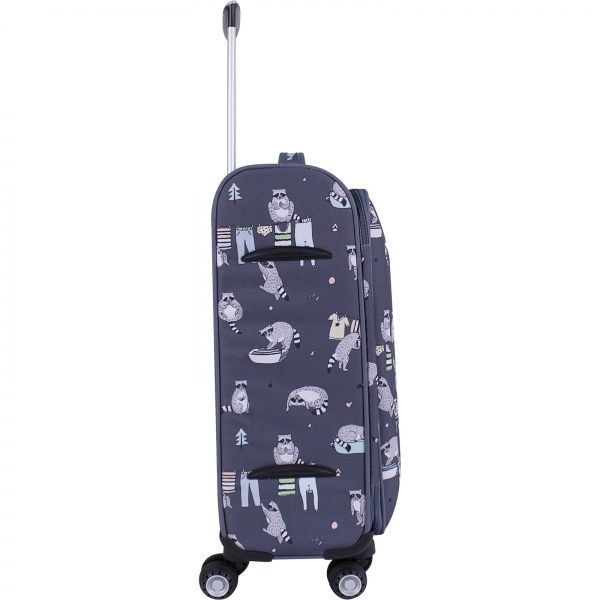 Валіза Bagland Марсель 36 л сірий 220 (0037966194) 