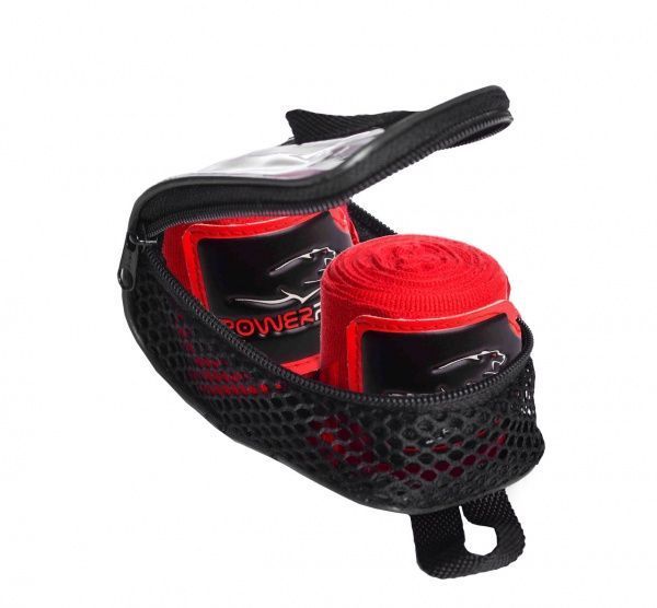 Боксерські бинти PowerPlay уні. 4 м червоні PP_3046 