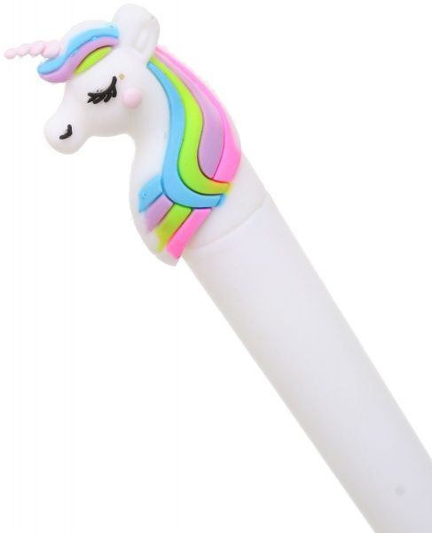 Ручка гелевая Белый единорог 