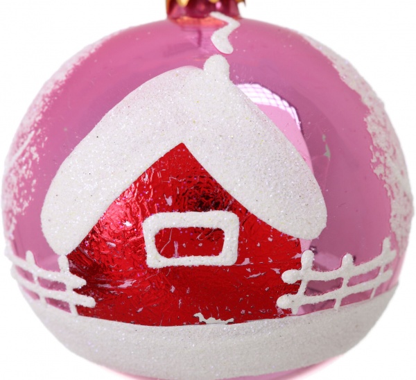 Шар новогодний мульти d 60 мм в ассортименте