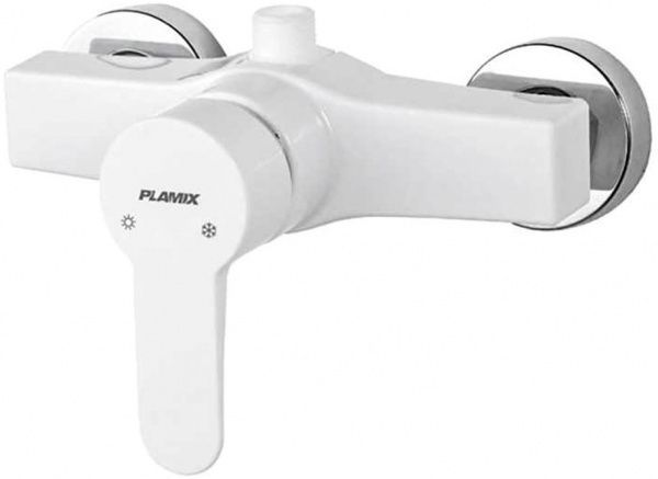 Змішувач для душу PLAMIX Mario-003 White PM0011