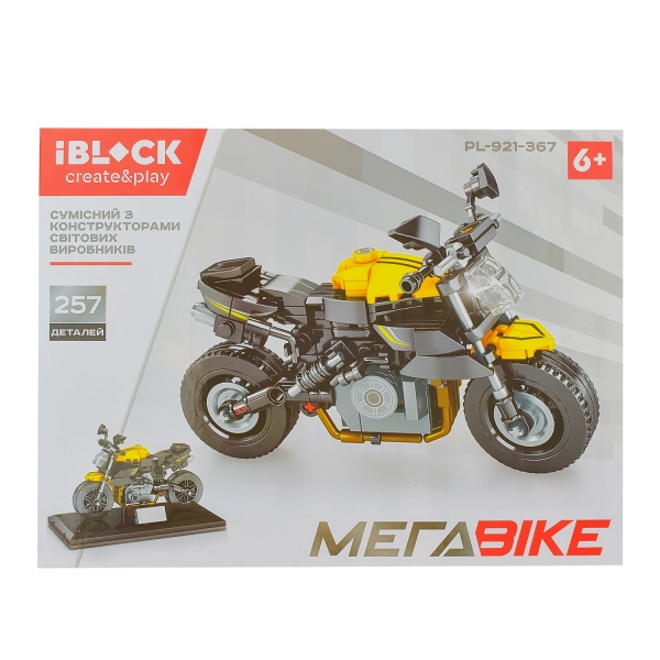 Конструктор Iblock МЕГАBIKE PL-921-367
