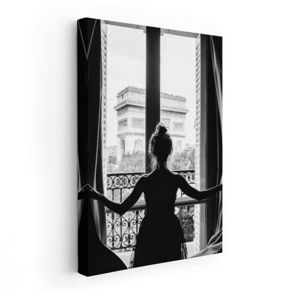 Картина на полотні ЧБ Девушка 50x70 см WS Holst 14082221,6 