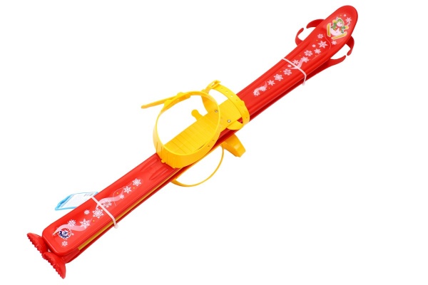 Комплект лижі та палиці ТехноК 76 см з еластичним пластиковими кріпленнями 3350B