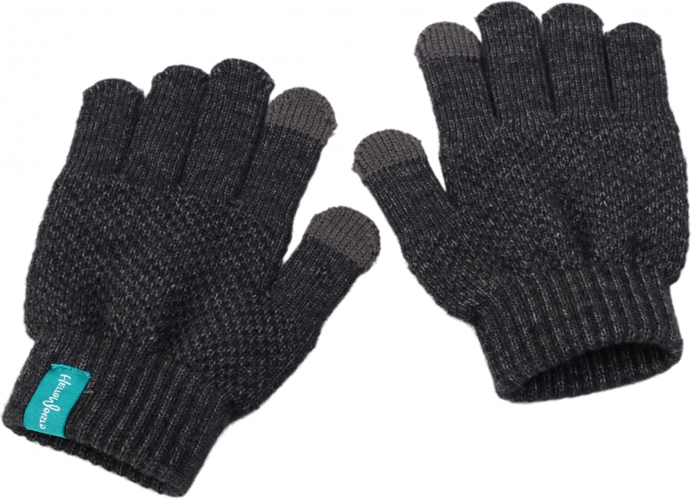 Рукавицы HW для мальчиков р.12-14 /темно-серый