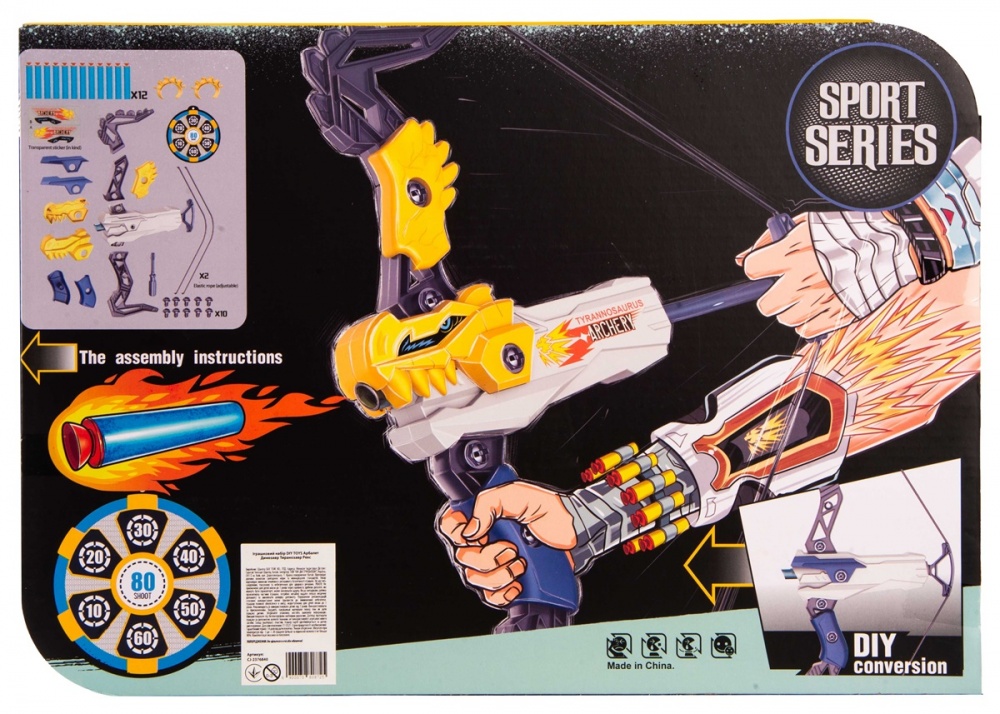 Арбалет DIY TOYS Динозавр Тиранозавр Рекс CJ-2376840