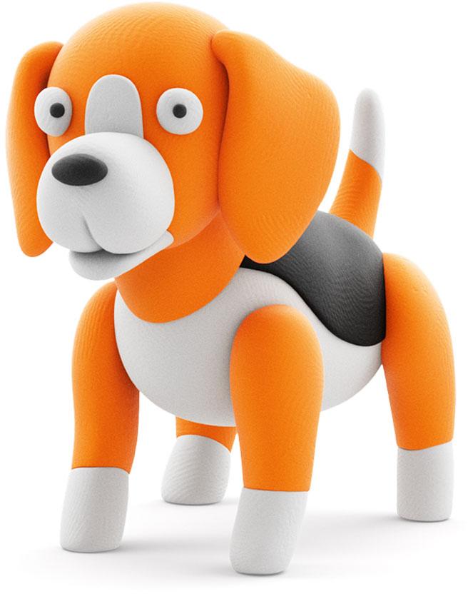 Набір пластиліну Lipaka Собаки-друзяки Бігль Вокі 30152-UA01