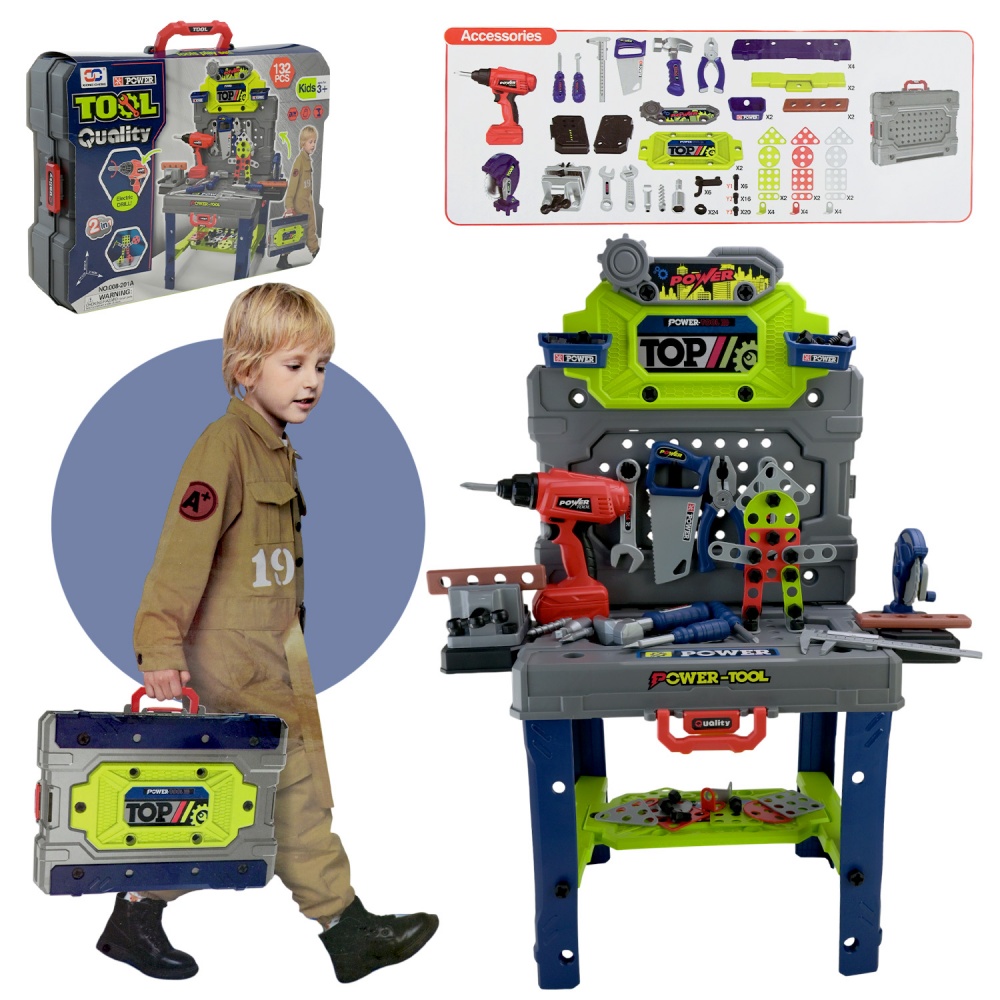 Набор инструментов Shantou 2 в 1 в чемодане 008-201A