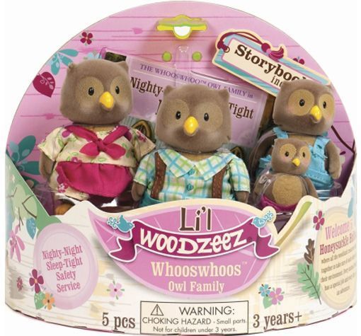 Игровой набор Li'l Woodzeez Семья Сов 6007M 