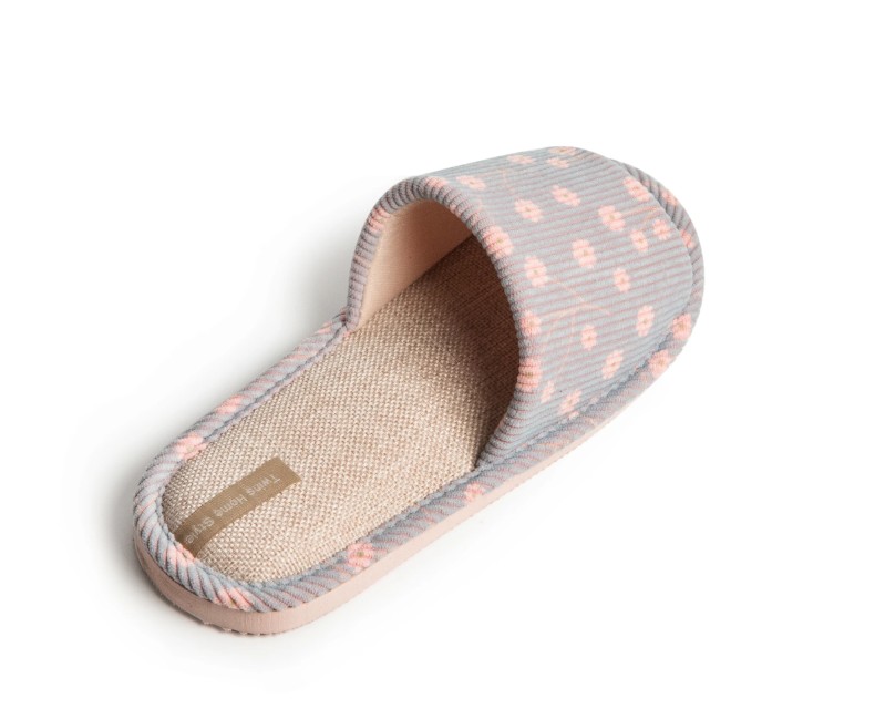 Капці домашні Twins HS-VL вельвет р.38/39 блакитний