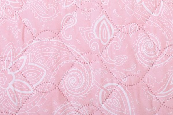 Покрывало Узор 145x210 см UP! (Underprice) розовый с рисунком 