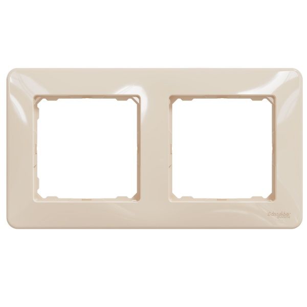 Рамка двомісна Schneider Electric Sedna Design універсальна бежевий SDD312802