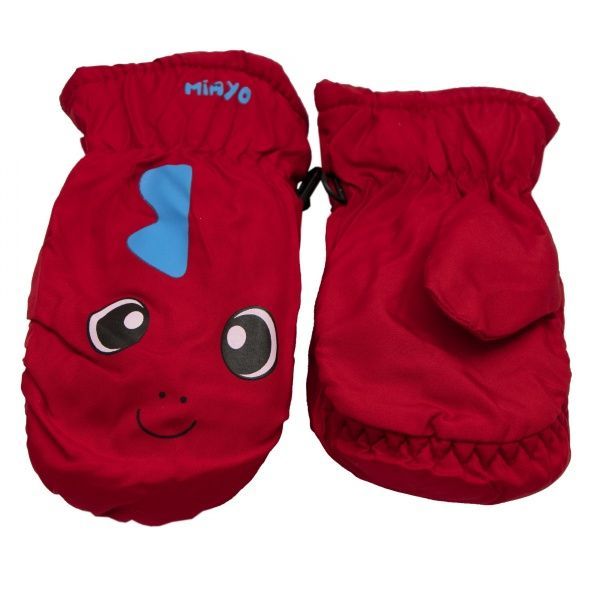 Варежки детские лыжные 18 см красный 517175 