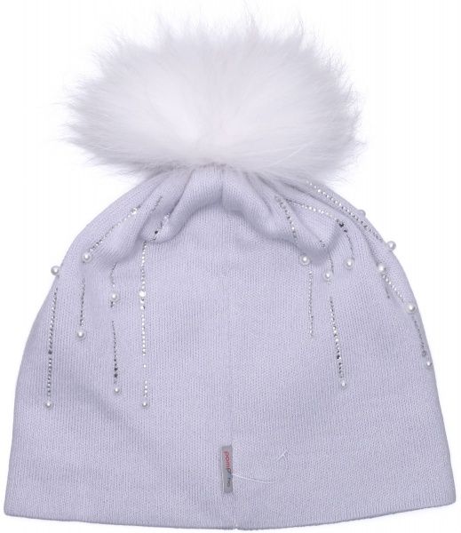 Шапочка детская для девочки Pompona р.54-56 серо-голубой 20 Z P 25 