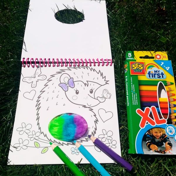 Книга-розмальовка SES Пухнастики 0112S