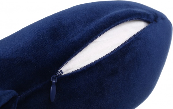 Подушка дорожная Auto Assistance ортопедическая с эффектом памяти Proline темно-синяя AP-DB01 