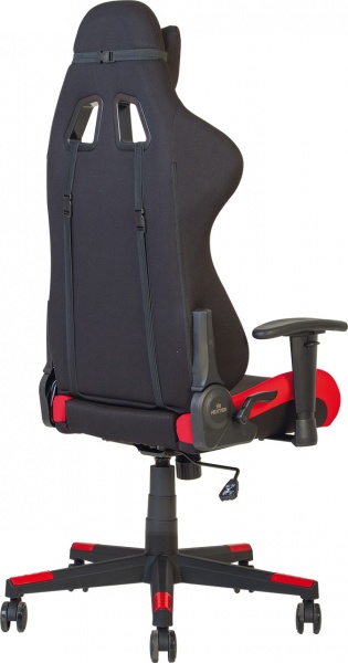 Кресло Nowy Styl HEXTER ML R1D TILT PL70 FAB/01 BLACK/RED FR черный/красный 