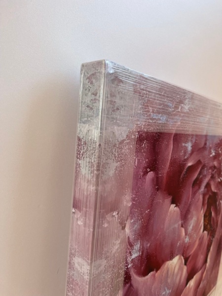 Репродукция Цветок пиона розовый 50x50 см Арт Фемелі 