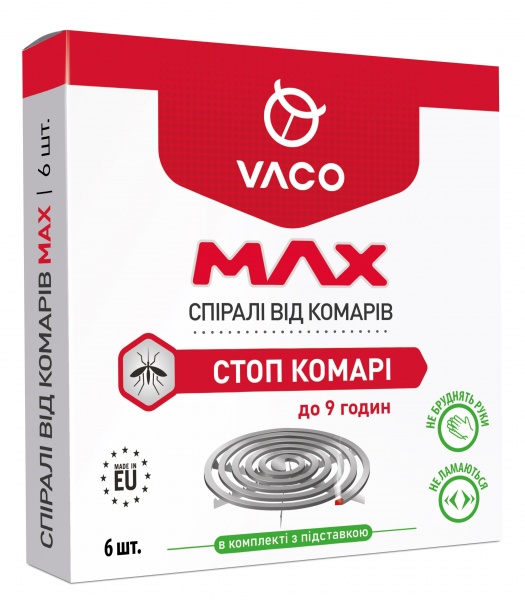 Спираль VACO от комаров 6 шт.