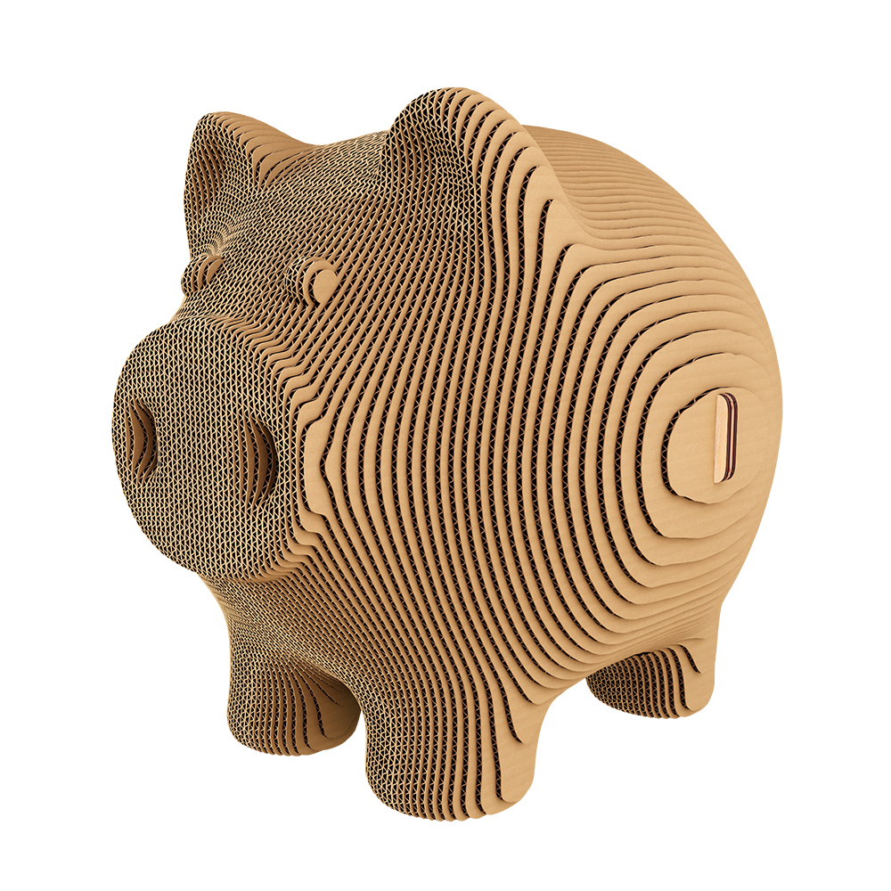 Конструктор картонный Cartonic 3D Puzzle PIGGY MONEY BANK CARTPIGGY
