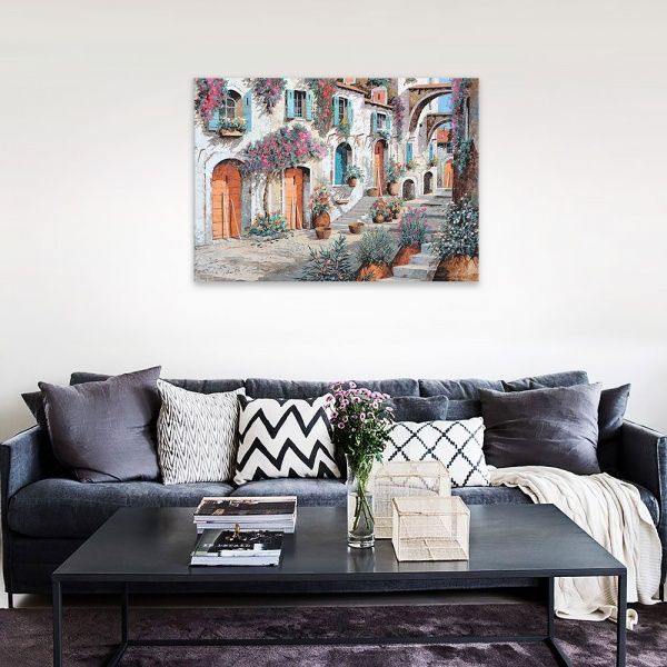 Репродукция Пейзаж. Автор Гвидо Борелли 48x67 см 