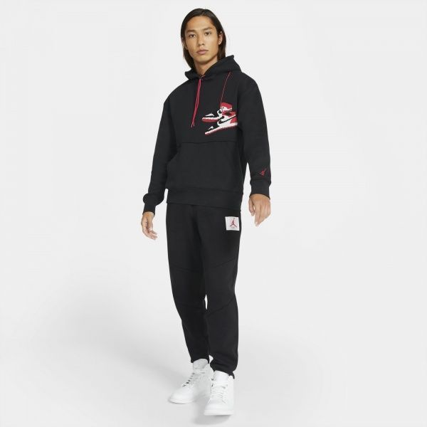 Джемпер Nike J JUMPMAN AIR FLC PO CT3457-010 р. S чорний