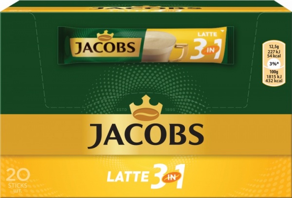 Кавовий напій Jacobs Лате 3 в 1 12,5 г